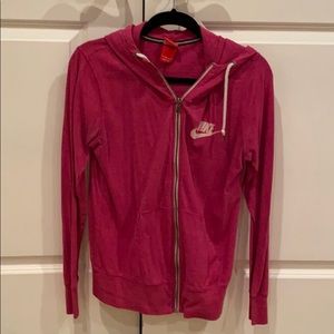 Nike light weight zip hoodie